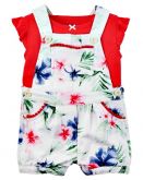 FB0906- Carter's Conjunto 2pçs Macacão+Blusa 12M (09-12meses)