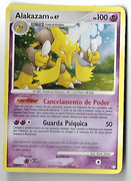 Pokemon Alakazam Holofoil Tesouros Misteriosos
