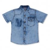 Camisa Jeans Menino 3991