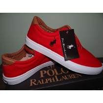 Tênis Polo Ralph Lauren Vaugh Vermelho MOD:11806