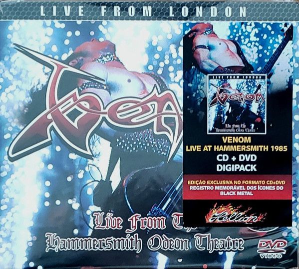 VENOM Live At Hammersmith 1985 (2017 Live Album) (cd+dvd-nacional/acrílico)