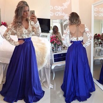 VESTIDO LONGO RENDA - P/M/G