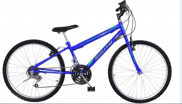 Bicicleta aro 24 marca South bike 18 marchas – Infantil