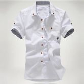Moda Luxo: Camisa em Algodão. Frete Grátis.