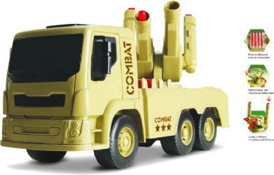 CAMINHAO COMBATE C/LANÇA MISSIL CX 38,5CM