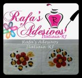 Adesivos artesanais tema flores