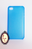 Case super fina transparente azul - iPhone 4/4S