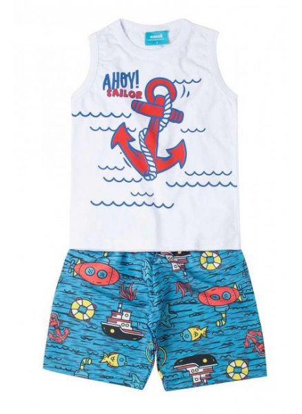 Conjunto Infantil Regata Branco