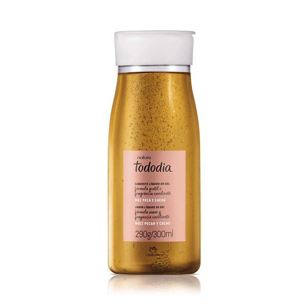 Tododia Noz Pecã e Cacau sabonete líquido em gel - 290g/300ml