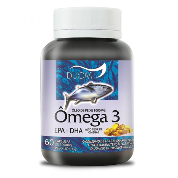 Ômega 3 1000mg Alto Teor de EPA-DHA