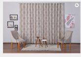 Cortina Genova 180x200 Jacquard Padrao Sortidos Vera Lucia