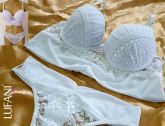 conjunto branco rendado