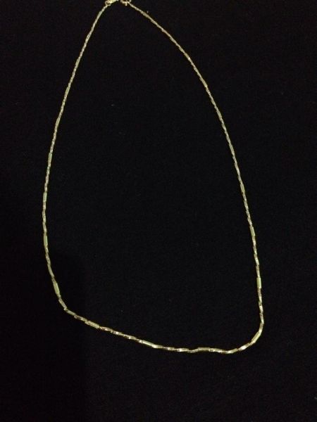 Cordão Torcida - Banhado a ouro - 45cm - 2 anos de garantia.