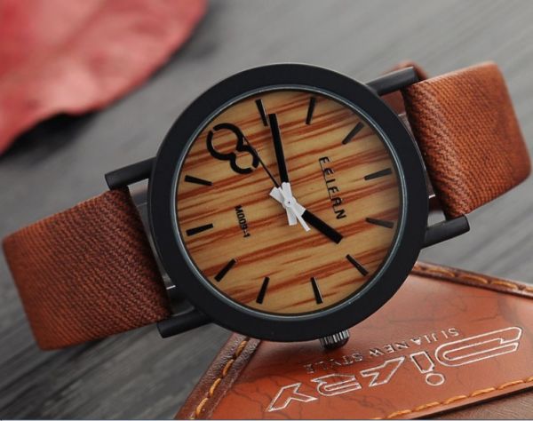 Relógio WoodMen - Madeira Sintética