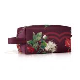 Crer Para Ver nécessaire estampado vinho 8x9,5x20cm