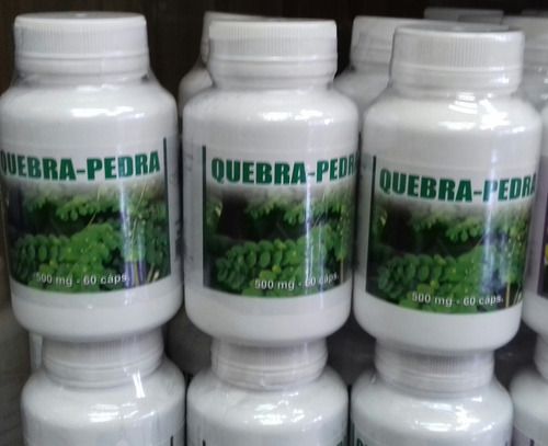 quebra pedra 500mg kit 03 frascos c/60 capsulas