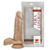 PRÓTESE MACIÇA COM ESCROTO VENTOSA 15 X 3,8CM SEXY FANTASY