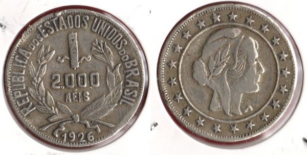 MAG P712-1 2000 réis 1926 (tir. 1.787.000)