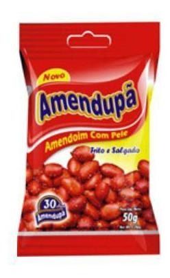 Amendoim salgado com pele 50 G