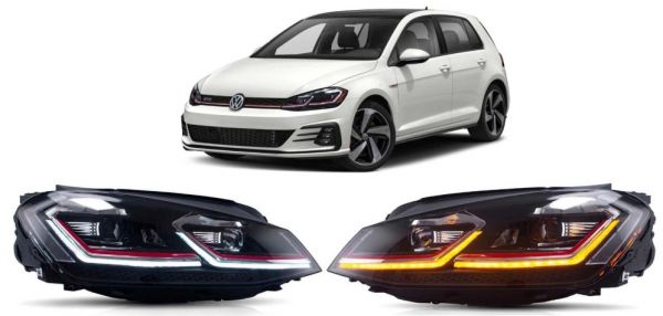 Farol de LED com DRL Volkswagen Golf 2014 a 2019