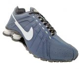 Tênis Nike Shox Junior Azul Marinho e Branco