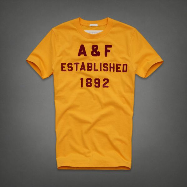camisa abercrombie amarela