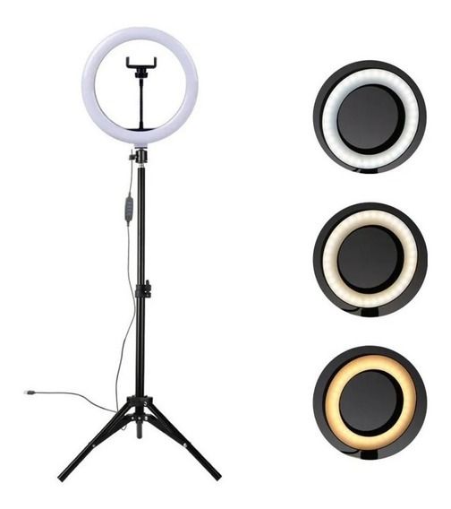 Cód: 25  RING LIGHT 12P BRANCO