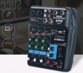 Ocean_Xiao TU04 mesa de som Profissional de Áudio Mixer 4 Canais USB  Blueth 48v