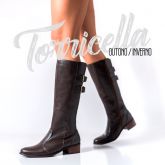 Bota montaria couro cano longo- torricella