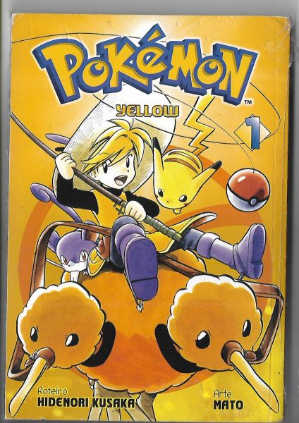 Mangá Pokemon Yellow 1 - Editora Panini