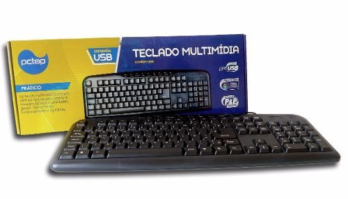 Teclado Mutimídia PCTOP Modelo: TCMP04-USB