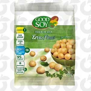 Snacks de Soja Sabor Ervas Finas 25 Gramas Good Soy