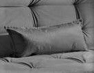 Sofa Cama Milano 3Lgs com Chaise Suede Cinza 2228B Luxury