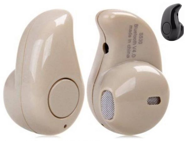 Mini fone de ouvido sem fio Bluetooth V4.0 fone estéreo com microfone - headset