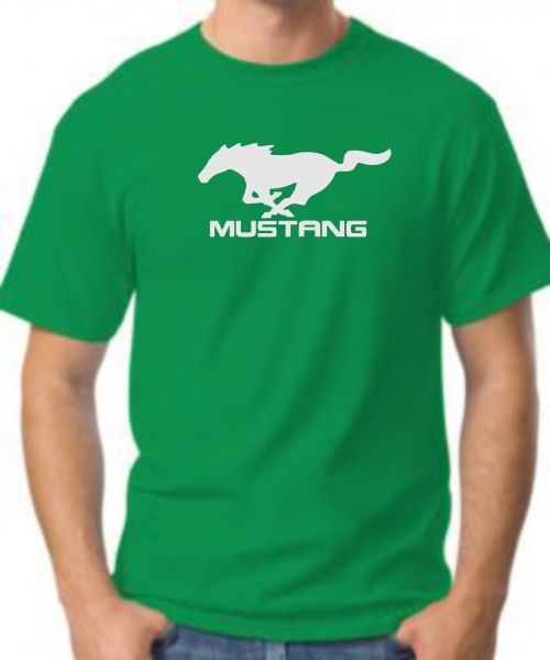 Camiseta Auto Ford Mustang Verde