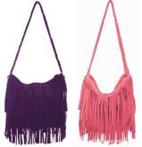 Bolsa Feminina com Franja