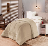 Coberdrom Solteiro Felpuda Edredom Dupla Face cod.B006