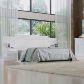 Cabeceira Queen Marselha 160 Branco Dt Ripado D Doro