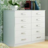 Comoda Macae.Parati 10G Branco AS Moveis