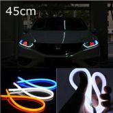 Luz para farol de carro branco/verm/azul 2und 45cm