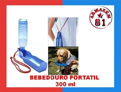 Garrafa Água Portátil P/ Viagem Passeio, Pet Cães&gatos
