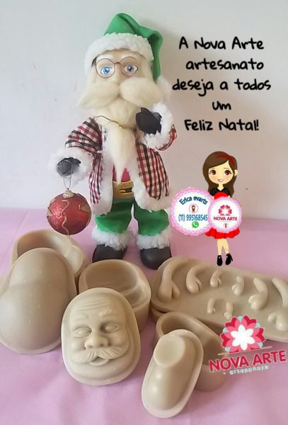 Kit Papai noel Vitrine