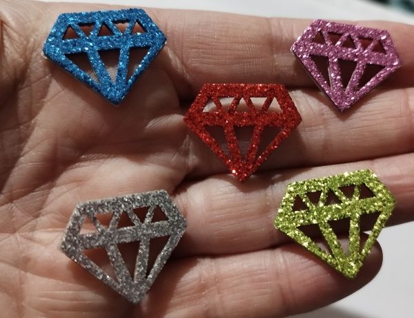 Diamante Colorido (120 Adesivos)