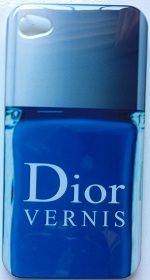 CASE ESMALTE DIOR AZUL PARA IPHONE 4 E 4S