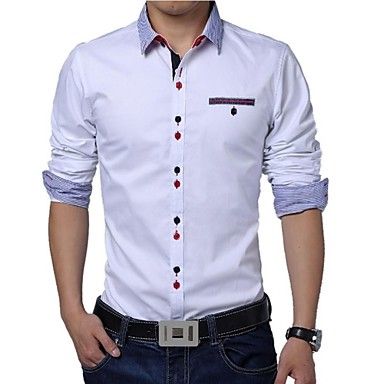 Moda Luxo: Camisa Manga Longa, de Ótima Qualidade. Frete Grátis.
