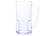 CANECA SEXTAVADA 400 ML NEON CRISTAL
