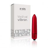 Cápsula Vibratória Power Full - Vermelha