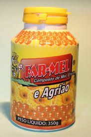 Anti gripal Super Farmel 350g Mel e Agrião caixa com 12 unidades