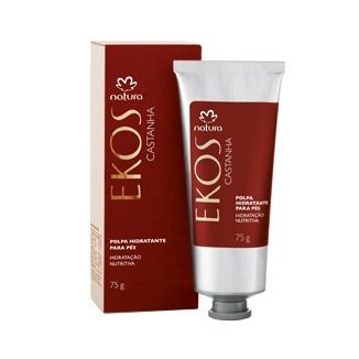 Polpa Hidratante para Pés Ekos Castanha Natura