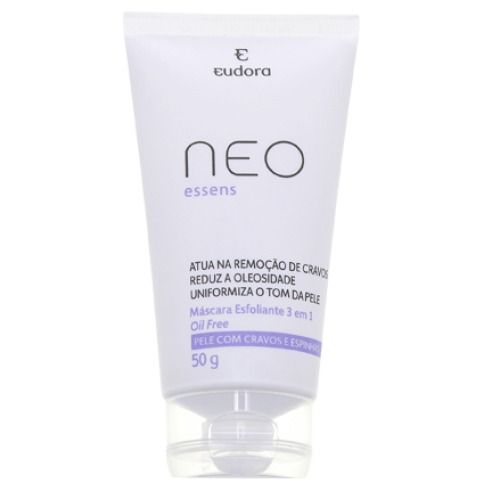 MÁSCARA NEO ESSENS ESFOLIANTE FACIAL 3 EM 1 MÁSCAR